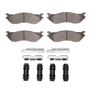 Dodge Durango Brake Pads - Front - R1 Concepts - Semi Met - `02-`06